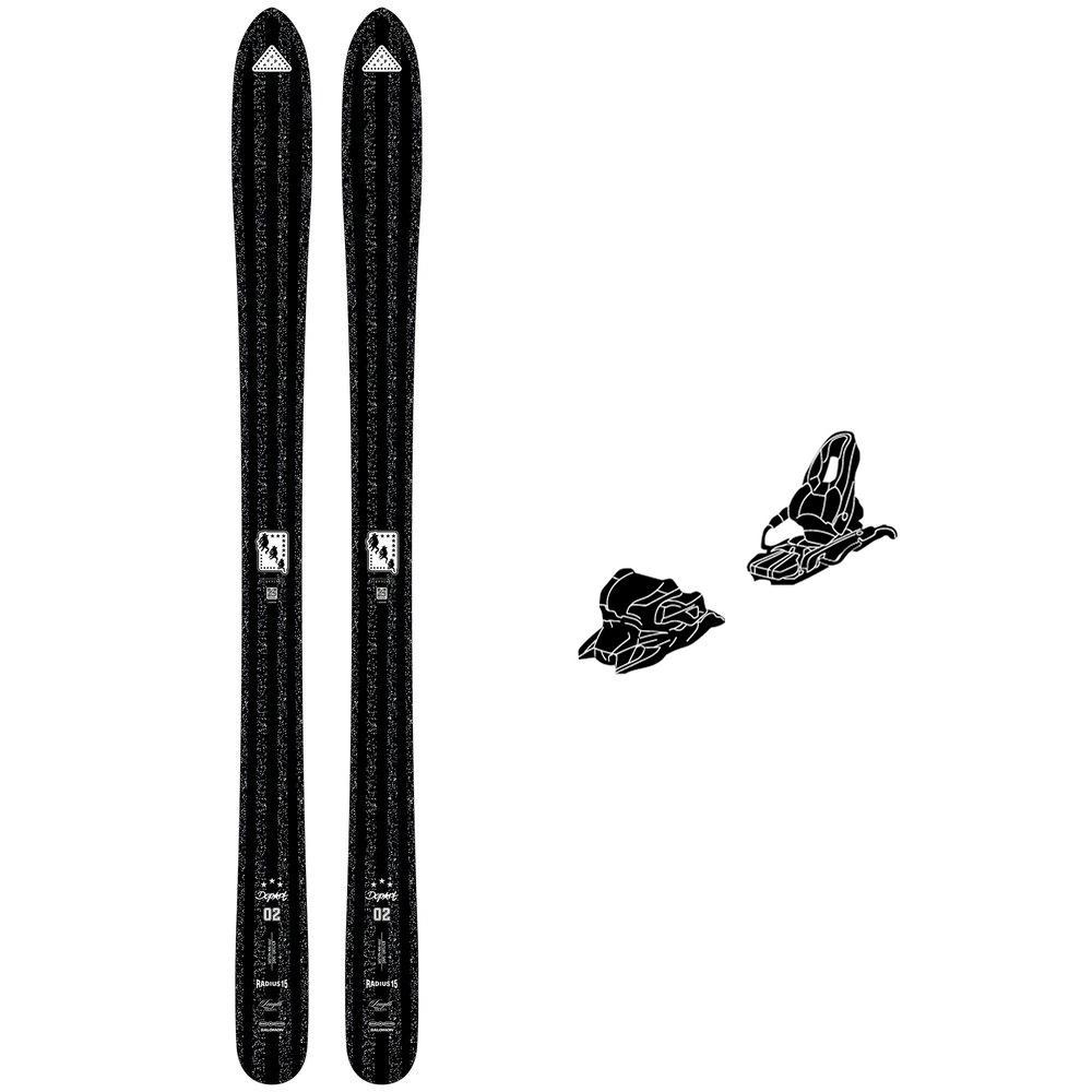 Salomon - Alpine ski set Départ 02 + bindings - Ski