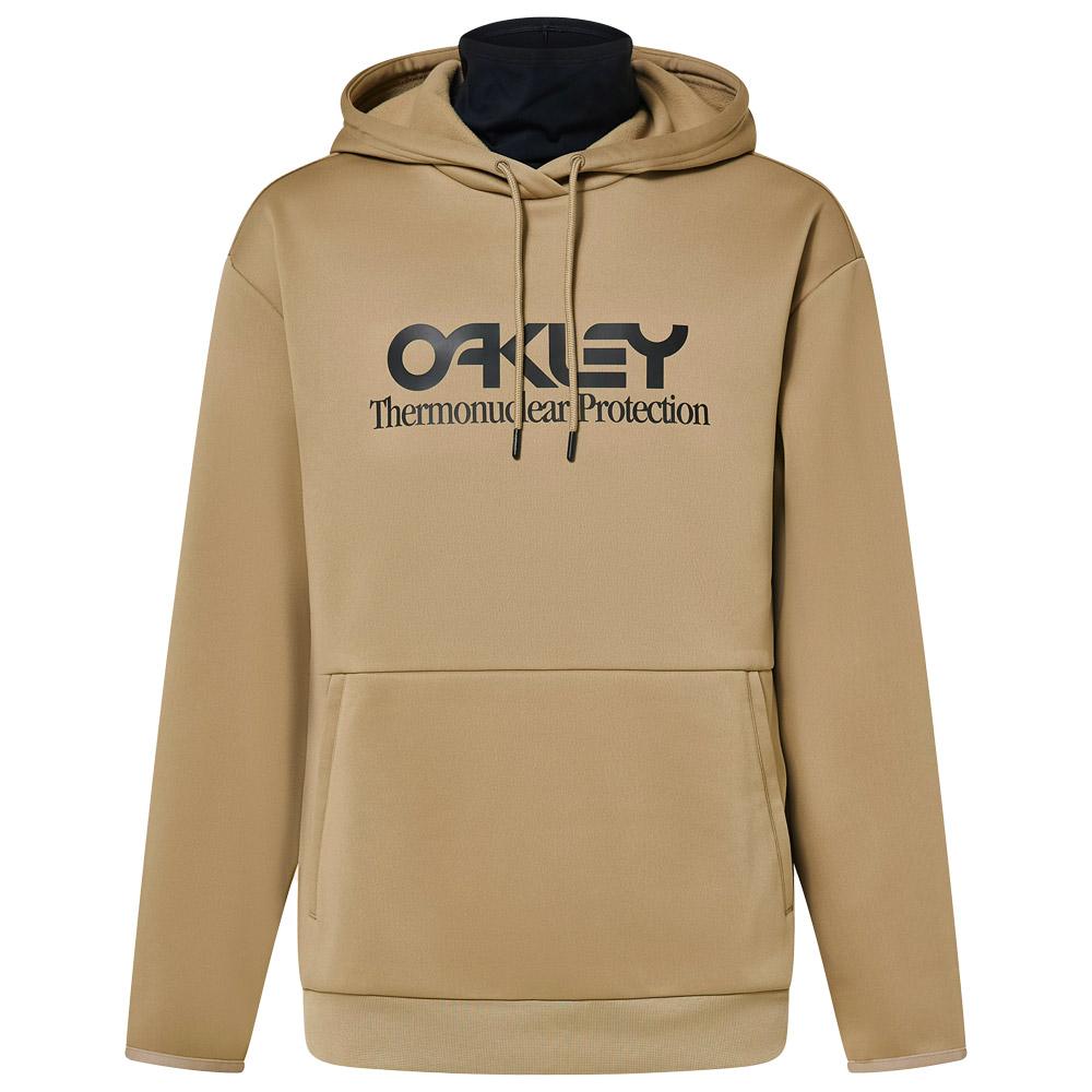 Oakley - Rider Long 2.0 Hoodie Pebble - M - Sweatshirt - Größe M - Pebble - Herren - Glisshop.de