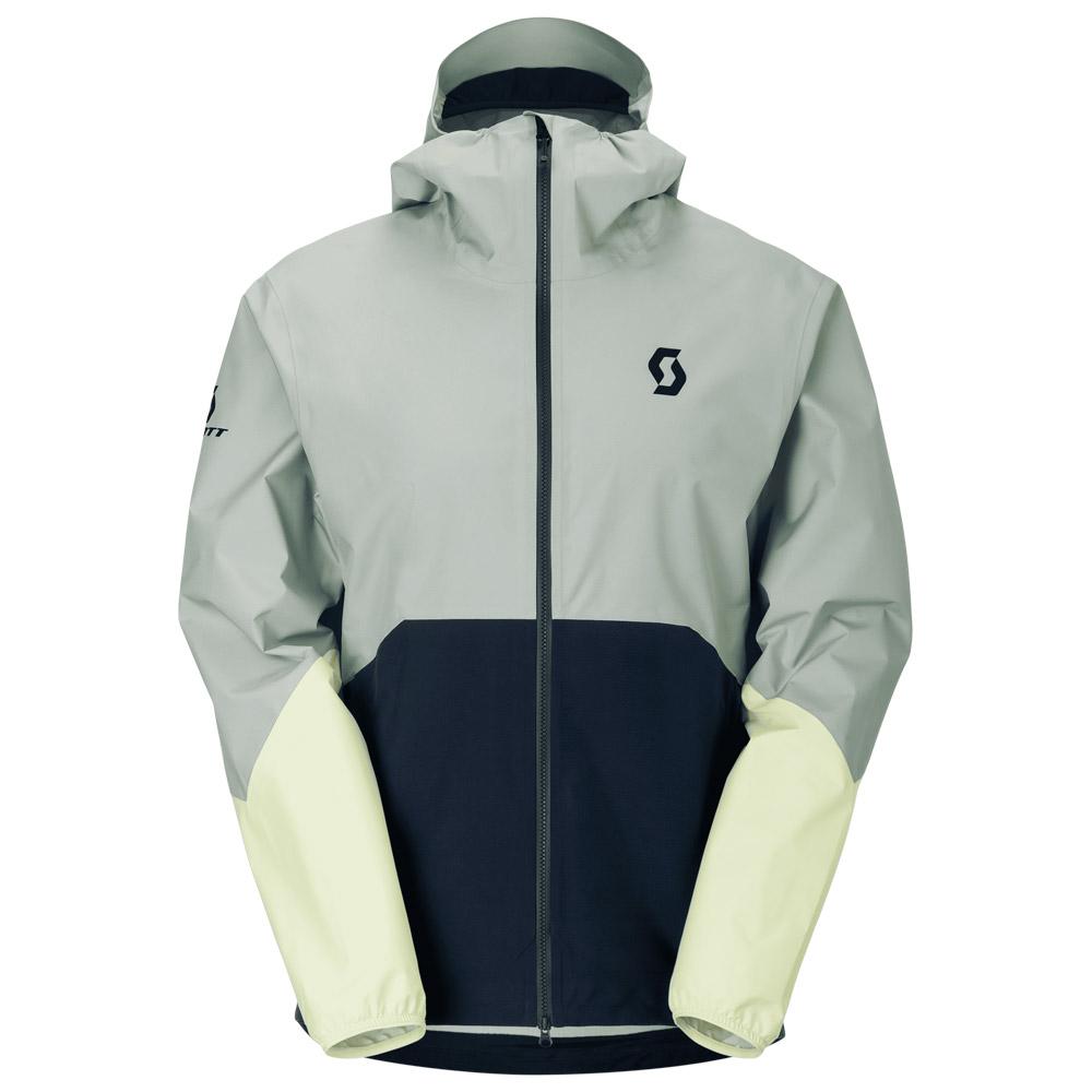 Scott - Jacket M's Explorair Light Dry 2.5 Spray Grey Dark Blue - S - Wanderjacke - Größe S - Blau - Herren - Glisshop.de