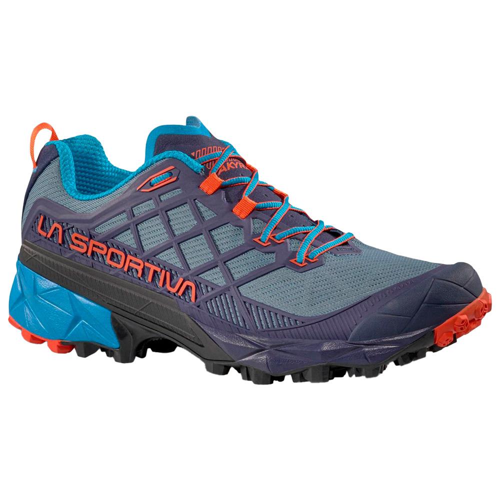 La Sportiva - Akyra II Hurricane Cherry Tomato - 42.5 - Fast-Hikingschuhe - Größe 42.5 - Hurricane Cherry Tomato - Herren - Glisshop.de