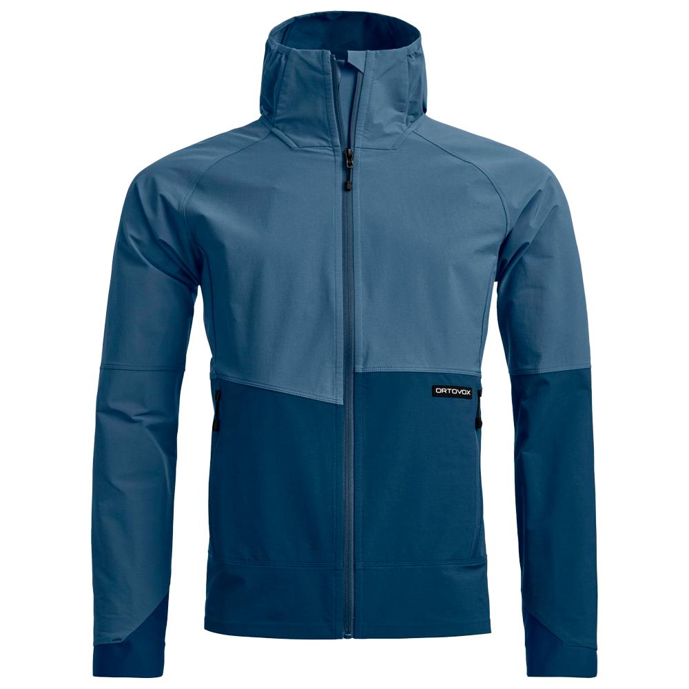 Ortovox - Venet Softshell Hooded Light Nunatak - L - Ski Jacket