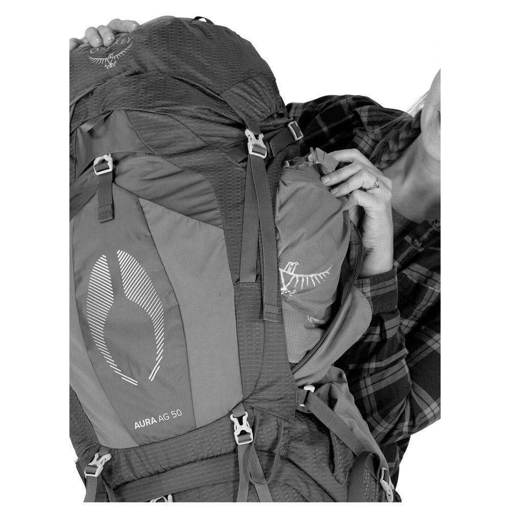 Osprey Backpack Aura Ag 50 Berry Sorbet Red Summer 2024 Glisshop