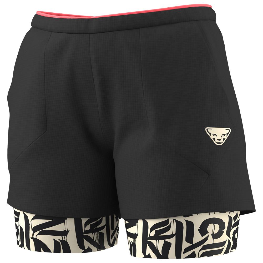 Dynafit - Trail 2In1 Short W Black Out Overcast - S - Trail shorts