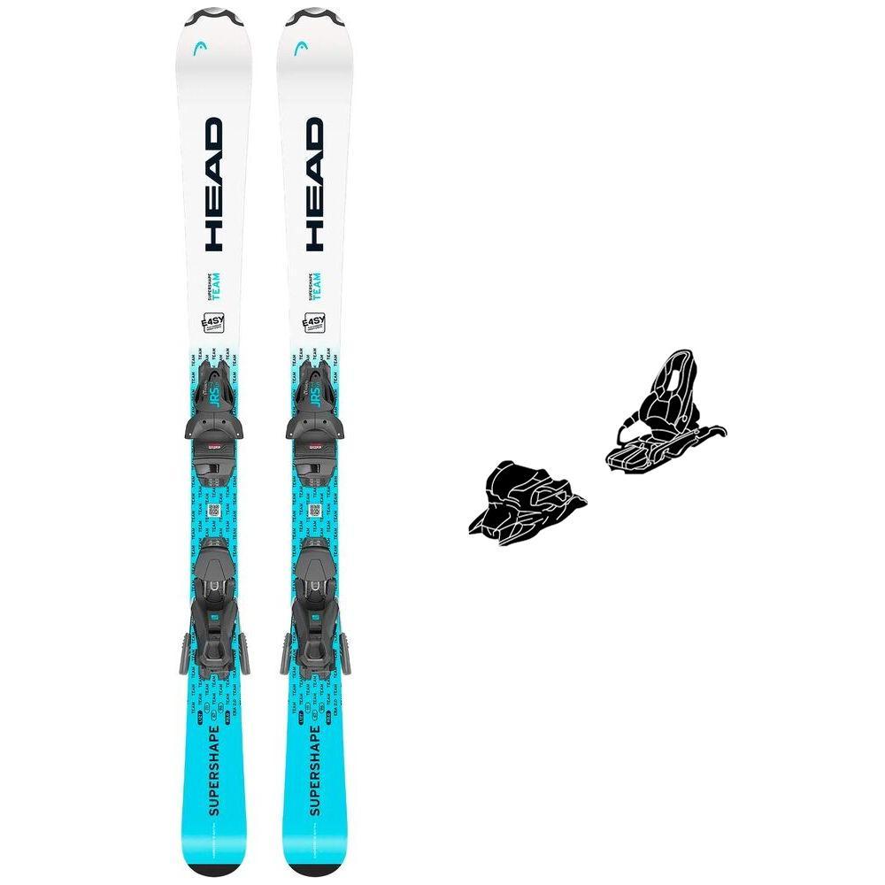 Head - Pack Ski Supershape Team Easy Jrs (87-117) - 87 + Jrs 4.5 Gw Ca Br.80 Solid black speed blue - Ski