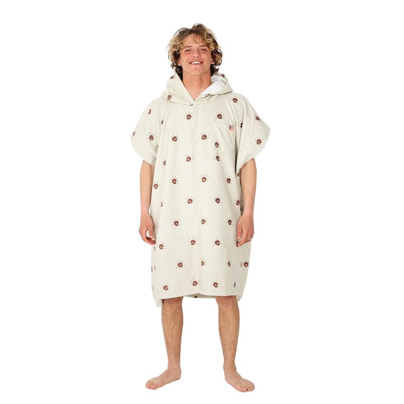 After Essentials - Beach Poncho Skulls Cream - Changing Robe