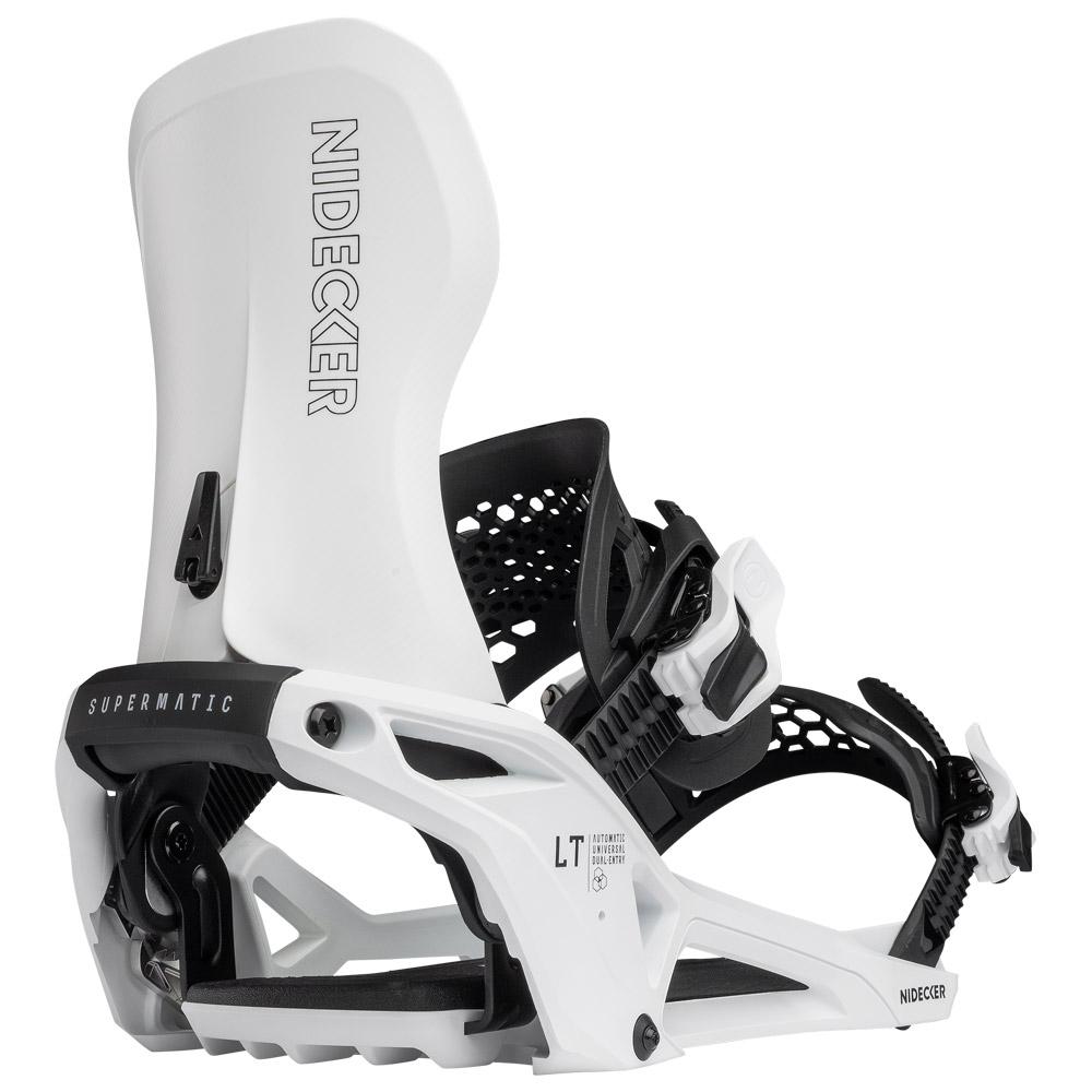 Nidecker - Supermatic Lt White - M - Snowboard binding
