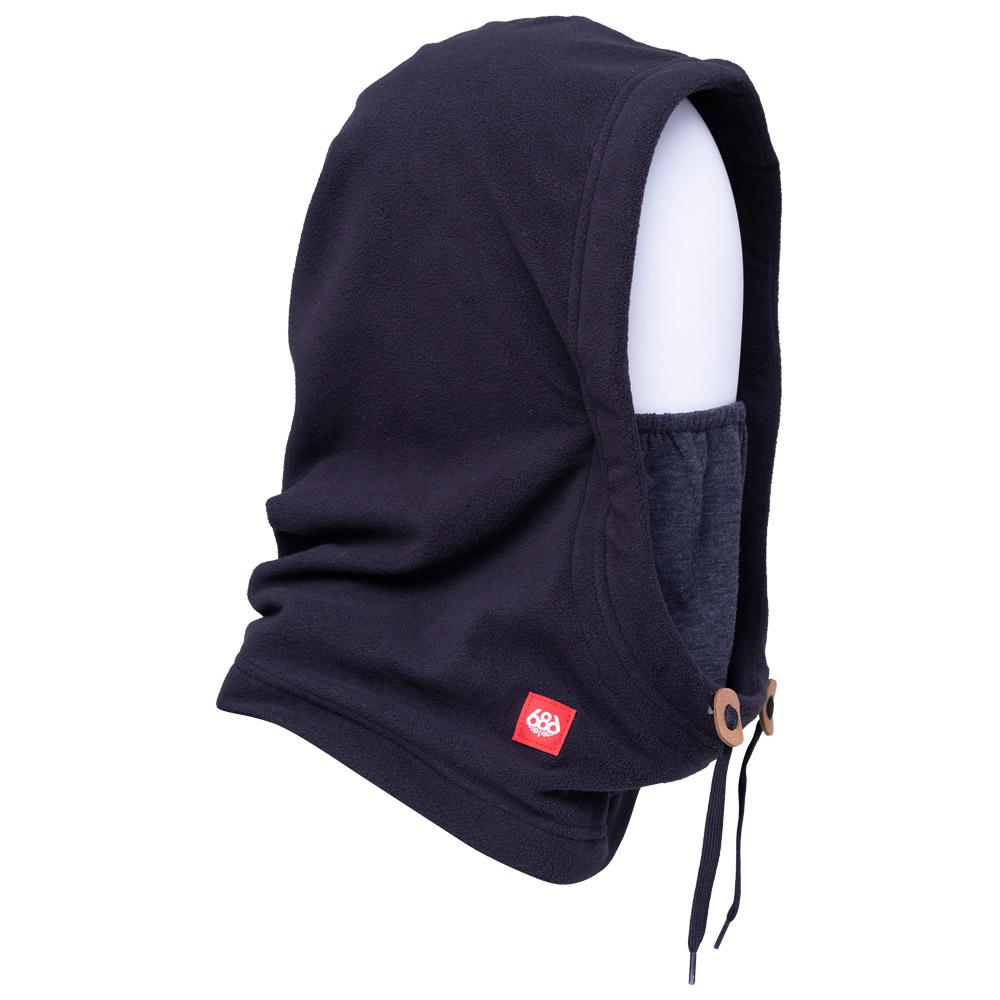686 - Tarmac Fleece Hood Black - Balaclava