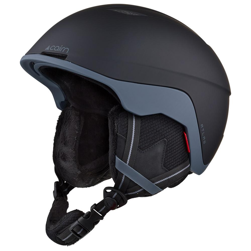 Cairn - Atlas Pure Mat Metallic Black - L - Helm - Größe L - Schwarz - Glisshop.de