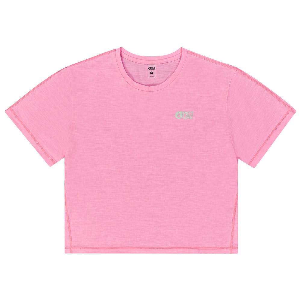 Picture - Timont Boxy Tech Tee Begonia Pink - XS - Hiking tee-shirt