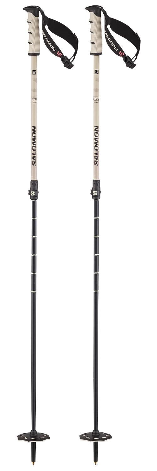 Salomon - Steep Vario S3 (100-135cm) Rainy Day - Stöcke - Rainy Day - Glisshop.de