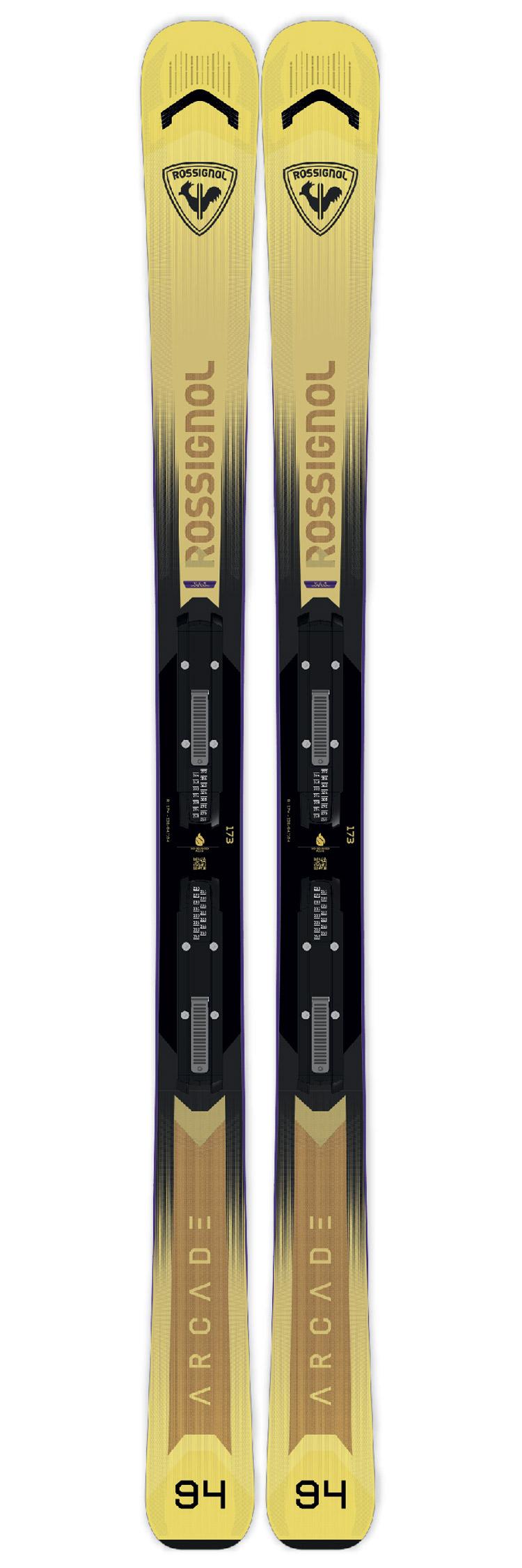 Rossignol - Pack Ski Arcade 94 Konect - 162 + Spx 12 Konect Gw B100 Black Black - Ski