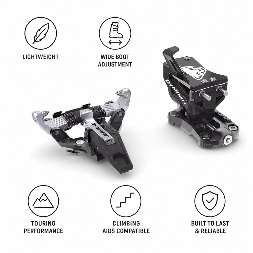 Dynafit Speed Turn Black Silver - Fix Randonnée - Glisshop