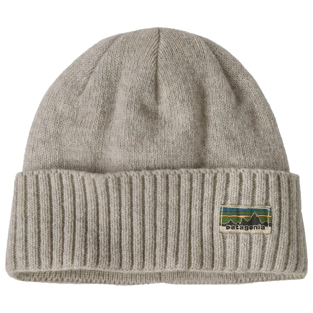 Patagonia - Brodeo Beanie Og Legacy Label Crisp Grey - Beanies