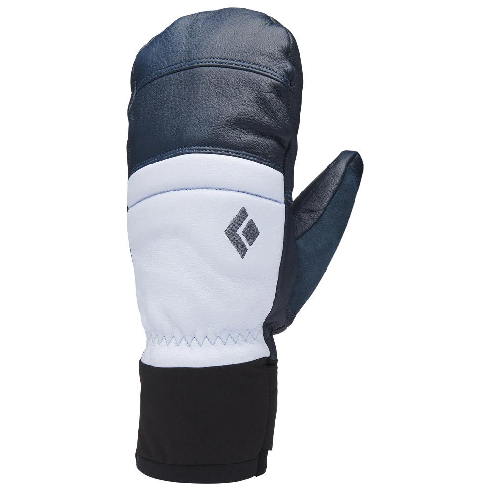 Black Diamond - Women's Spark Mitts Charcoal Belay Blue - S - Fäustling - Größe S - Blau - Damen - Glisshop.de