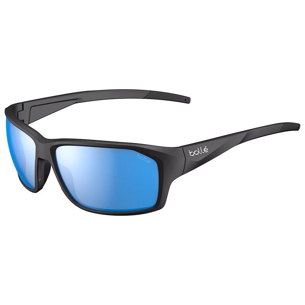 Bollé - Fenix Black Matte Sky Blue Polarized - Sonnenbrille - Schwarz - Glisshop.de
