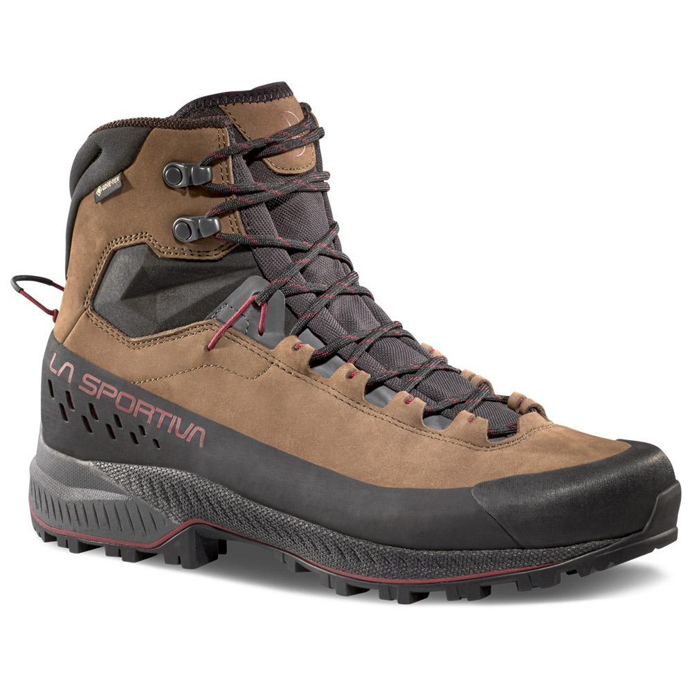 La Sportiva - Tx5 Evo Mid Gore-Tex Mocha Redwood - 44.5 - Trekking-/Bergwanderschuhe - Größe 44.5 - Rot - Herren - Glisshop.de