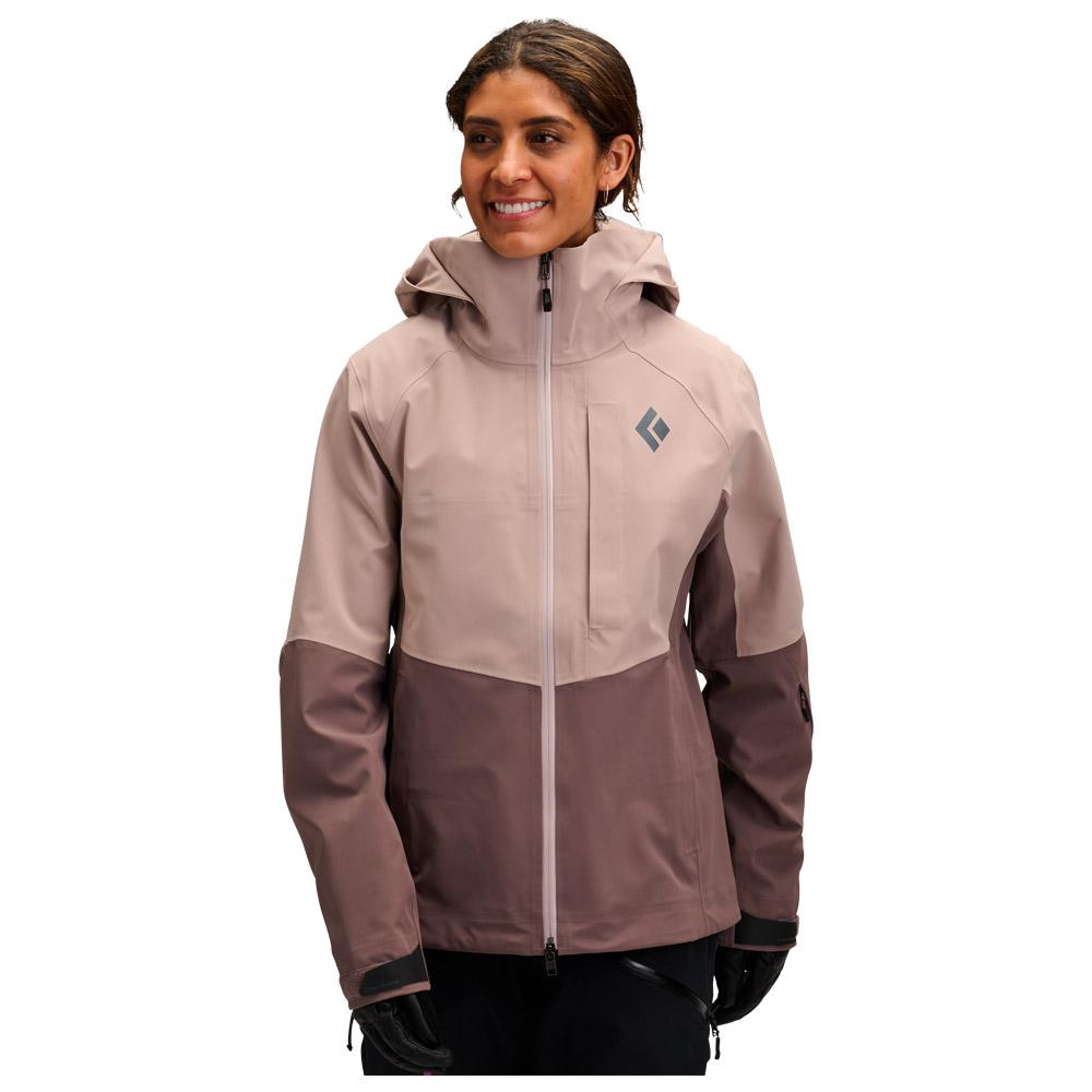 Black Diamond - W Recon Stretch Shell Pale Mauve Dark Mauve - S - Ski Jacket