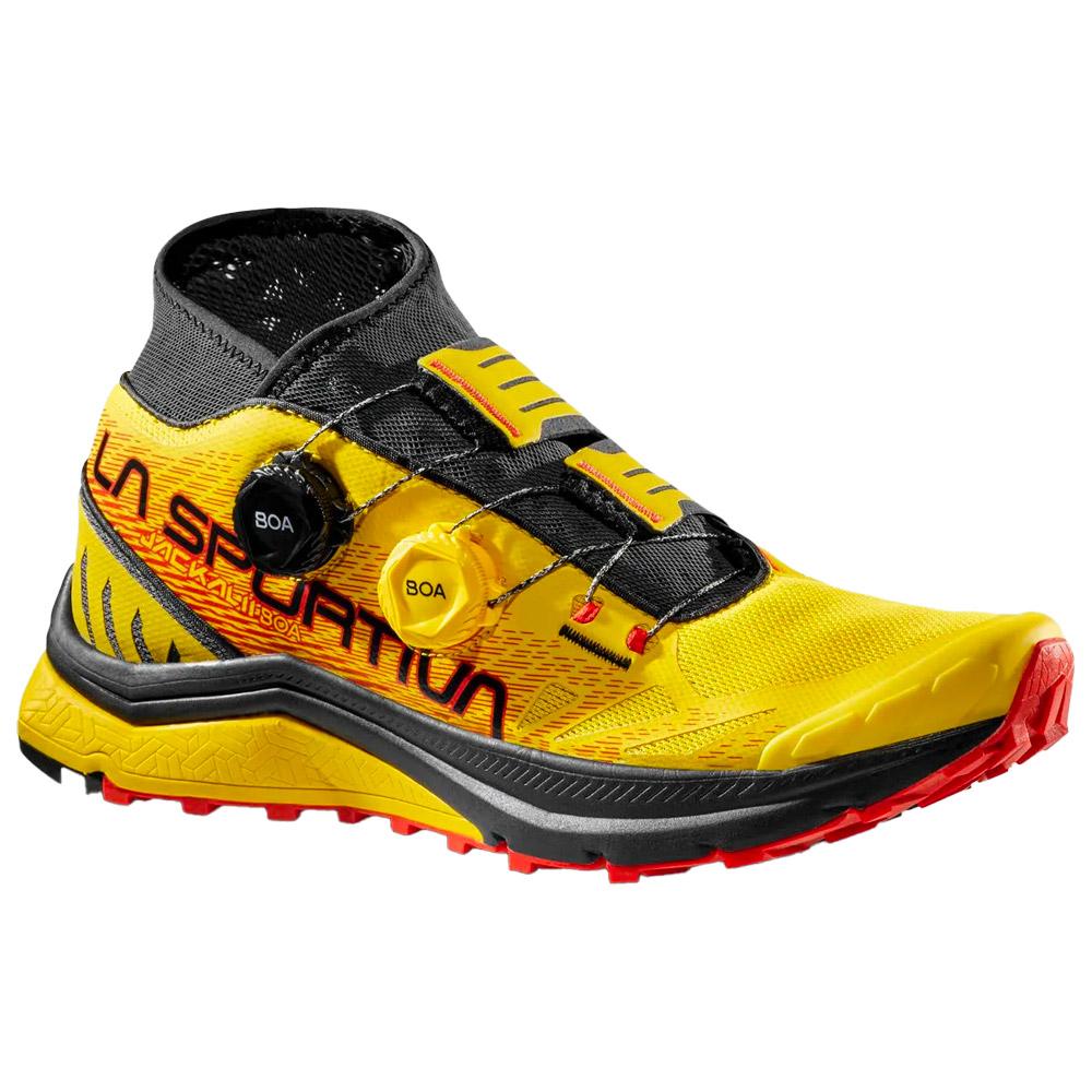 La Sportiva - Jackal II Boa Yellow Black - 41.5 - Trail shoes