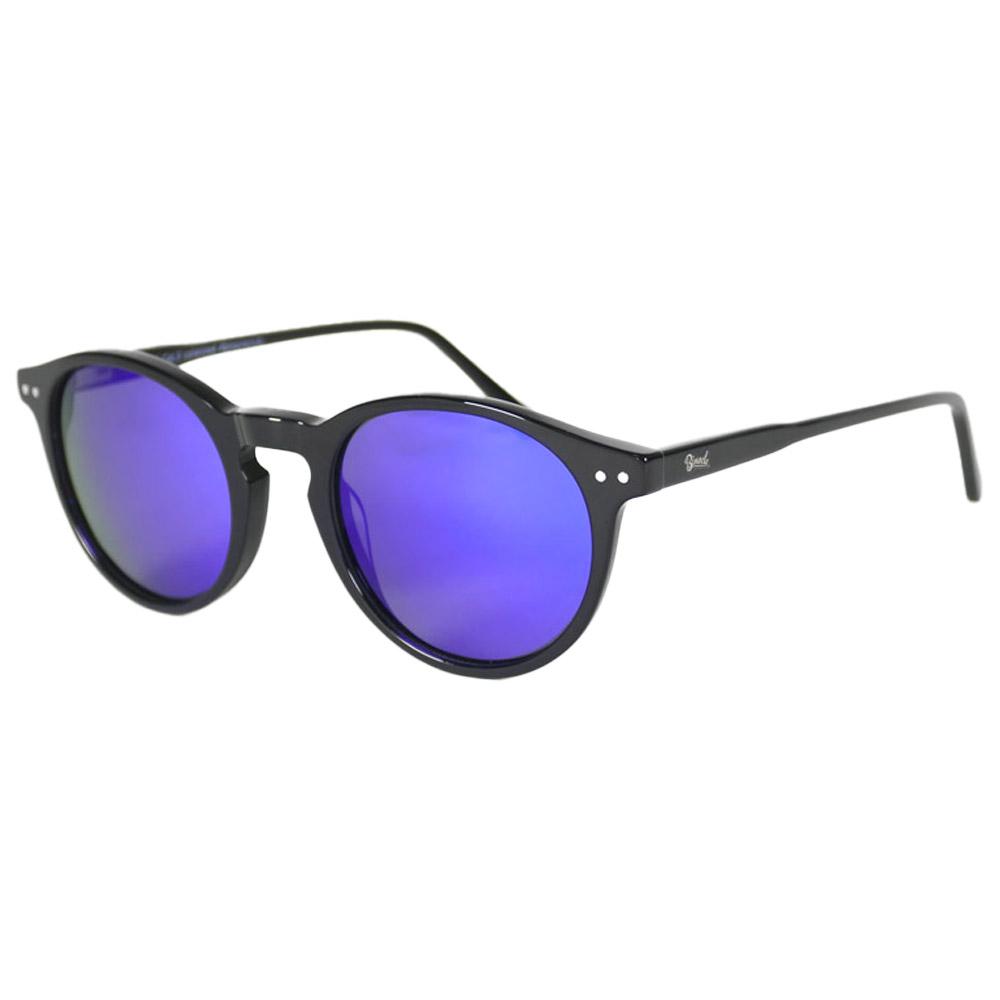 Binocle Eyewear - California Matte Black Blue Mirror Polarized - Sunglasses