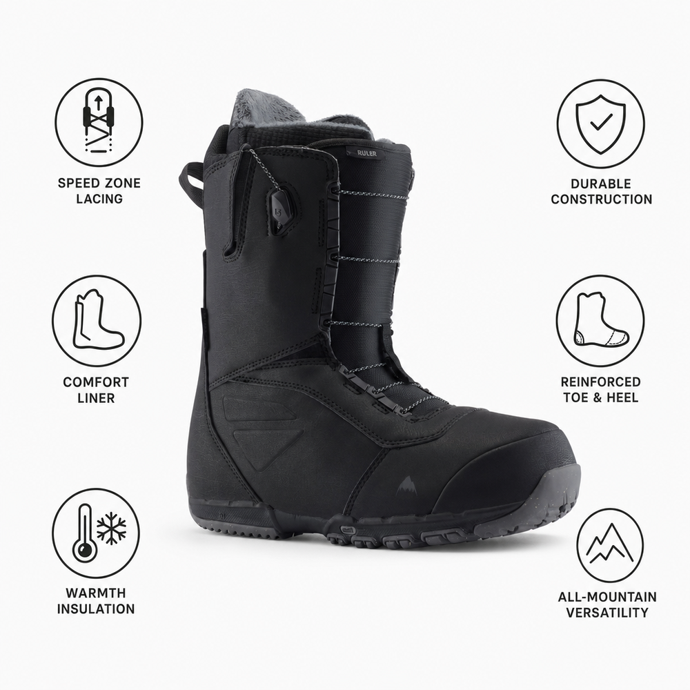 Burton - Ruler Black - 7.5 - Stiefel