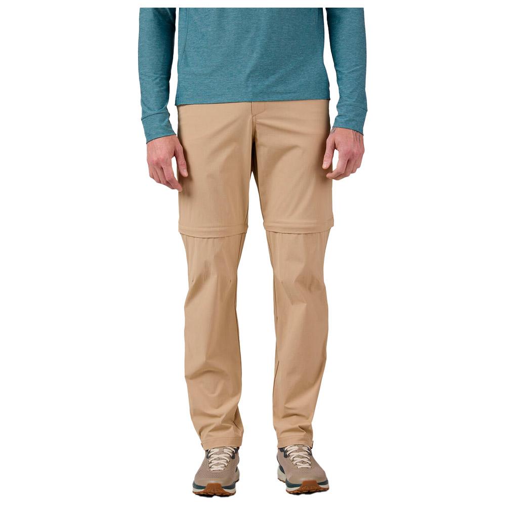 Rossignol - Lycian Zip Off Pant Mocha - XL - Wanderhose - Größe XL - Mocha - Herren - Glisshop.de