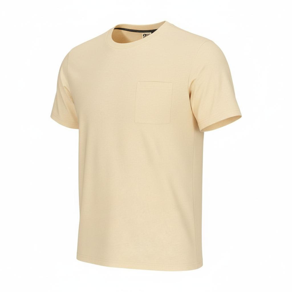 Picture - Ripley Tee Shirt Wood Ash - XL - T-Shirt - Größe XL - Gelb - Herren - Glisshop.de