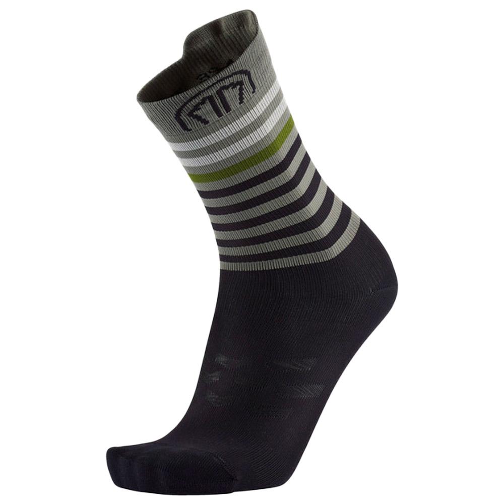 Sidas - Run Anatomic Light Crew Black Dark Grey - 42-44 - Socken - Größe 42-44 - Schwarz - Herren - Glisshop.de