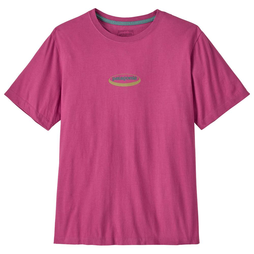 Patagonia - '95 Oval Logo Faded Magenta - S - T-Shirt - Größe S - Faded Magenta - Herren - Glisshop.de