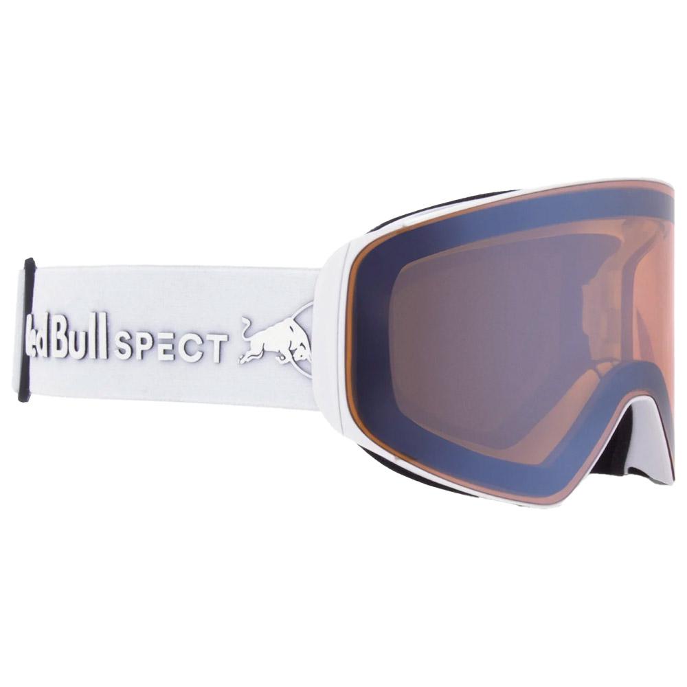 Maschera Red Bull Spect Jam Matt White Smoke Silver Mirror