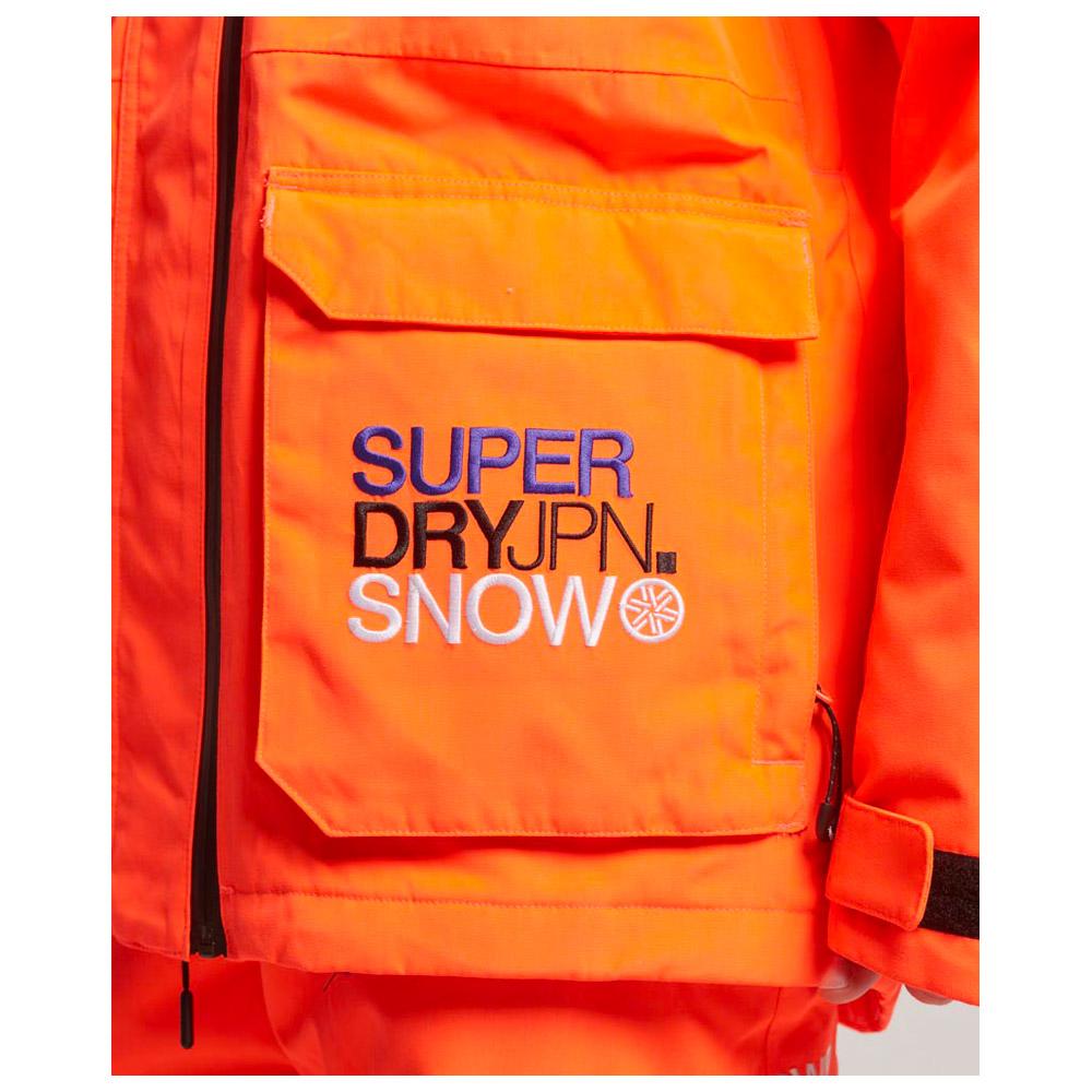 Superdry ultimate snow rescue jacket orange on sale