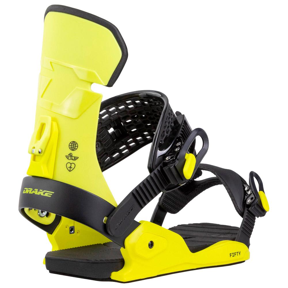Drake - Fifty Lime black - L - Snowboardbindung - Größe L - Schwarz - Herren - Glisshop.de
