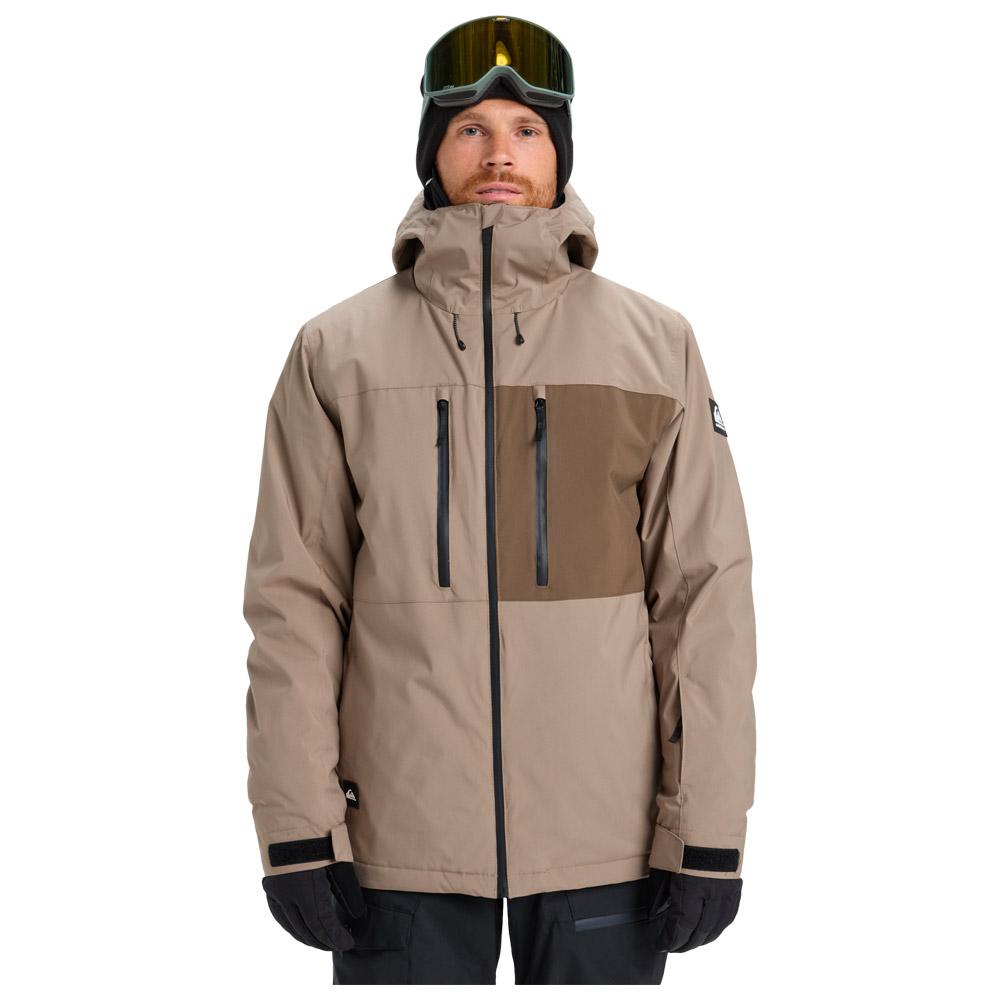 Quiksilver - Sycamore Solid 20K Jacket Fallen Rock - S - Ski Jacket