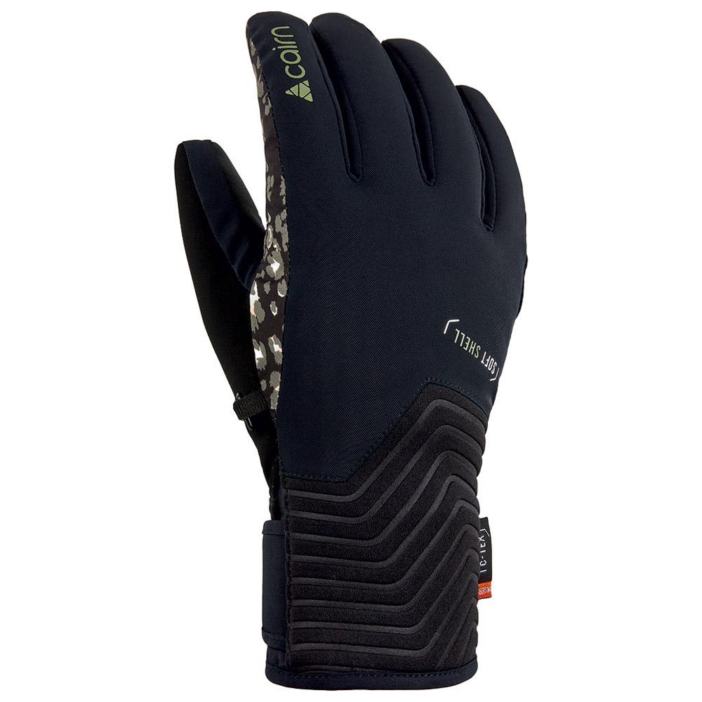 Cairn Gloves Elena W Ctex Black Dark Grey Chine Winter 2025 Glisshop