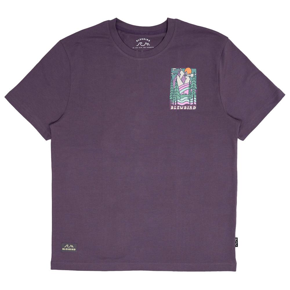 Bleubird - Trailhead Cropped Plum - M - Tee-Shirt