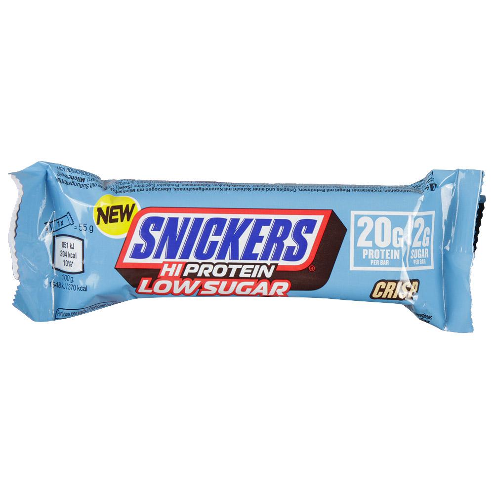 Mars Protein - Snickers Bar Protein High Crisp Low Sugar Milk Chocolate - Energy bar