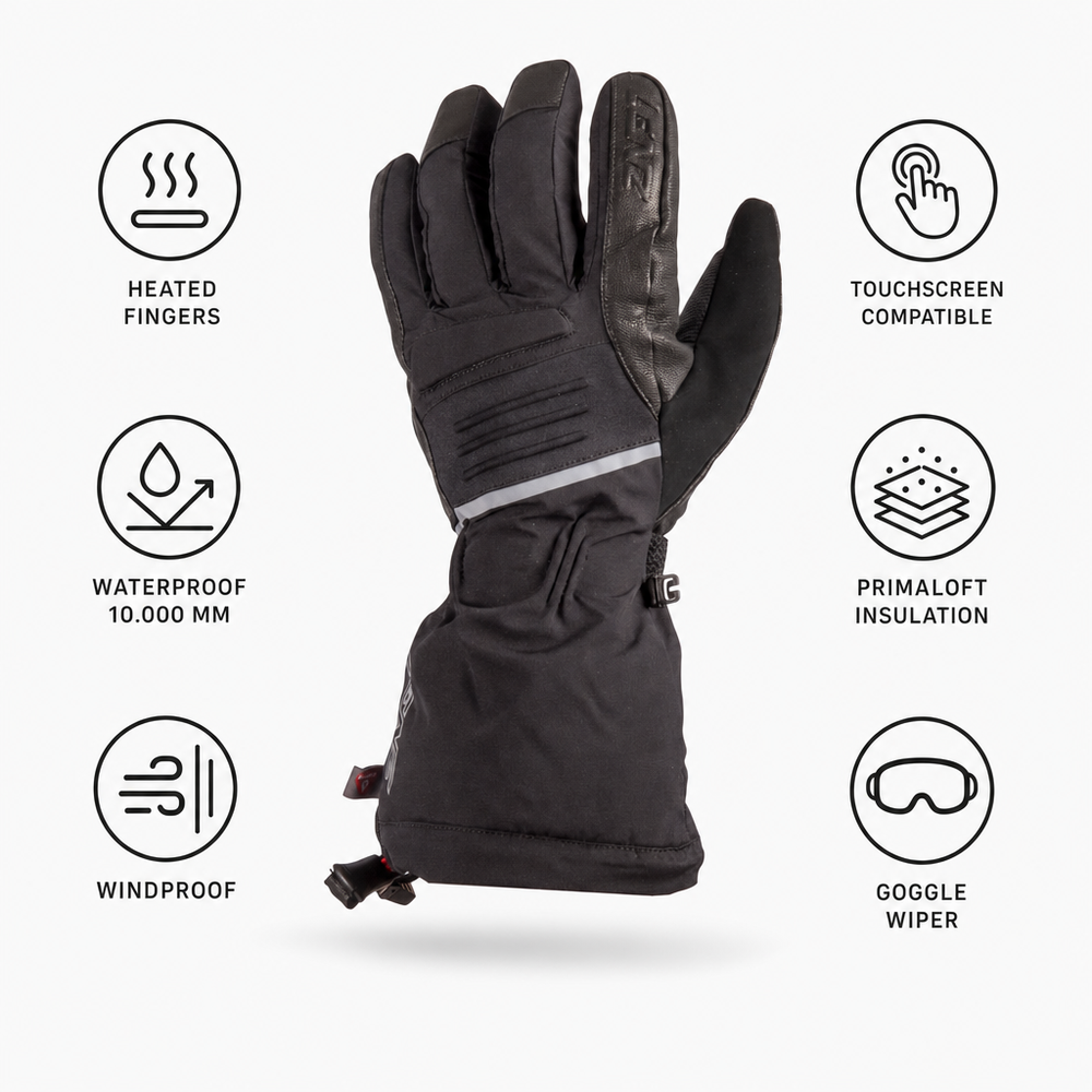 Lenz - Heat Glove 4.0 Men Noir - 8 - Ski gloves