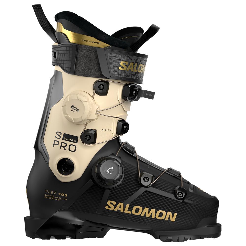 Salomon - S/Pro Supra Dual Boa 105 W Black Birch Gold Met. - 24-24.5 - Ski boots