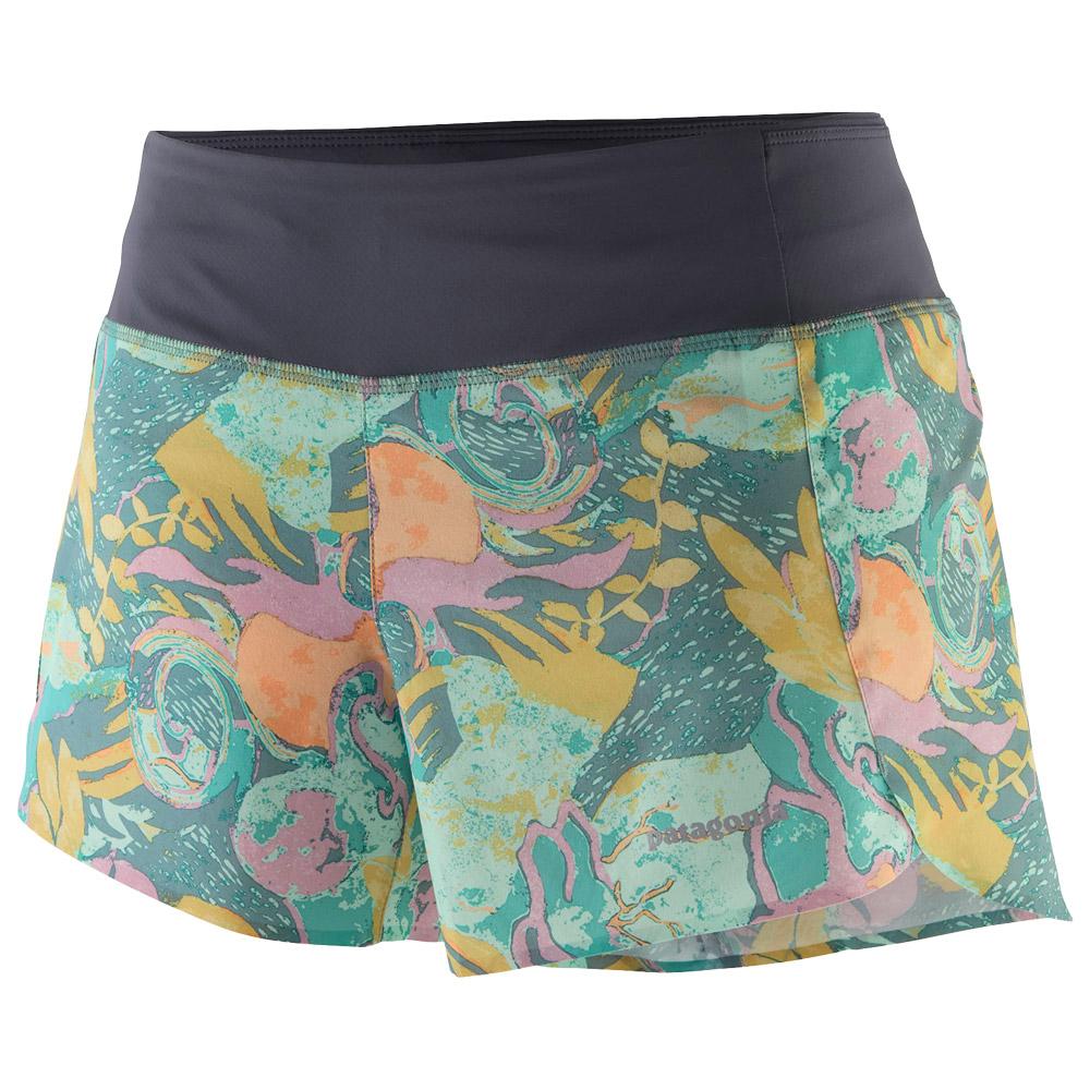 Patagonia - W's Strider Pro Short 3 1/2 in Blue Sage - S - Trail shorts