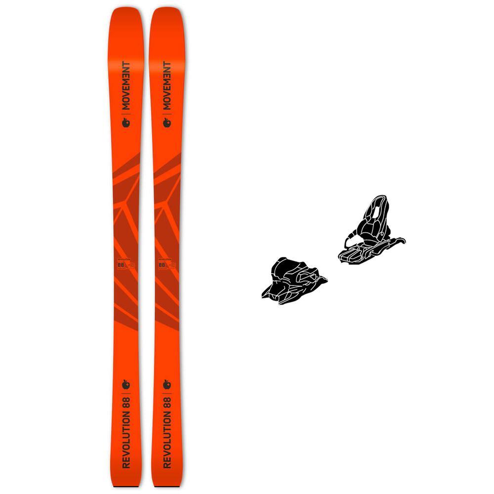 Movement - Pack Ski Revolution 88 - 173 + Fdt Tpx 12 90mm Black Anthracite - Ski