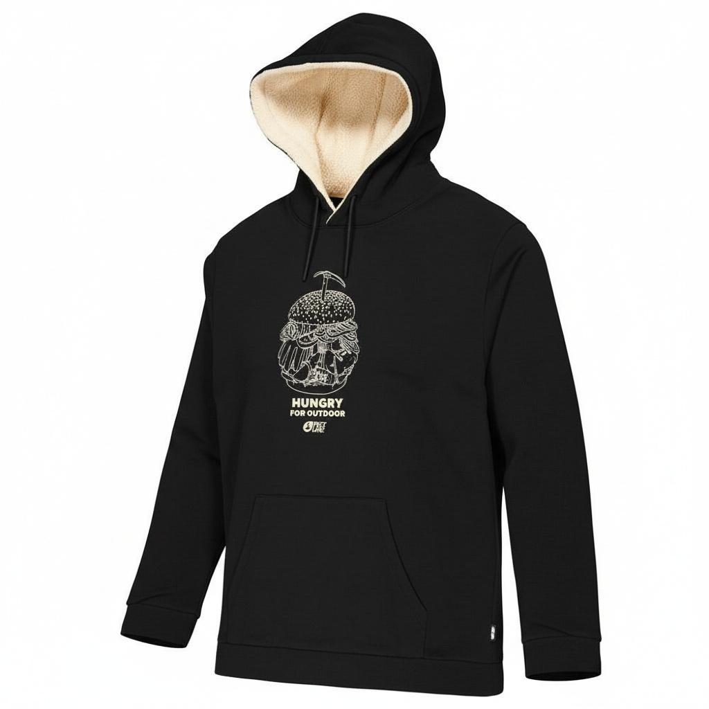 Picture - Julka Plush Black - L - Sweatshirt - Größe L - Schwarz - Herren - Glisshop.de