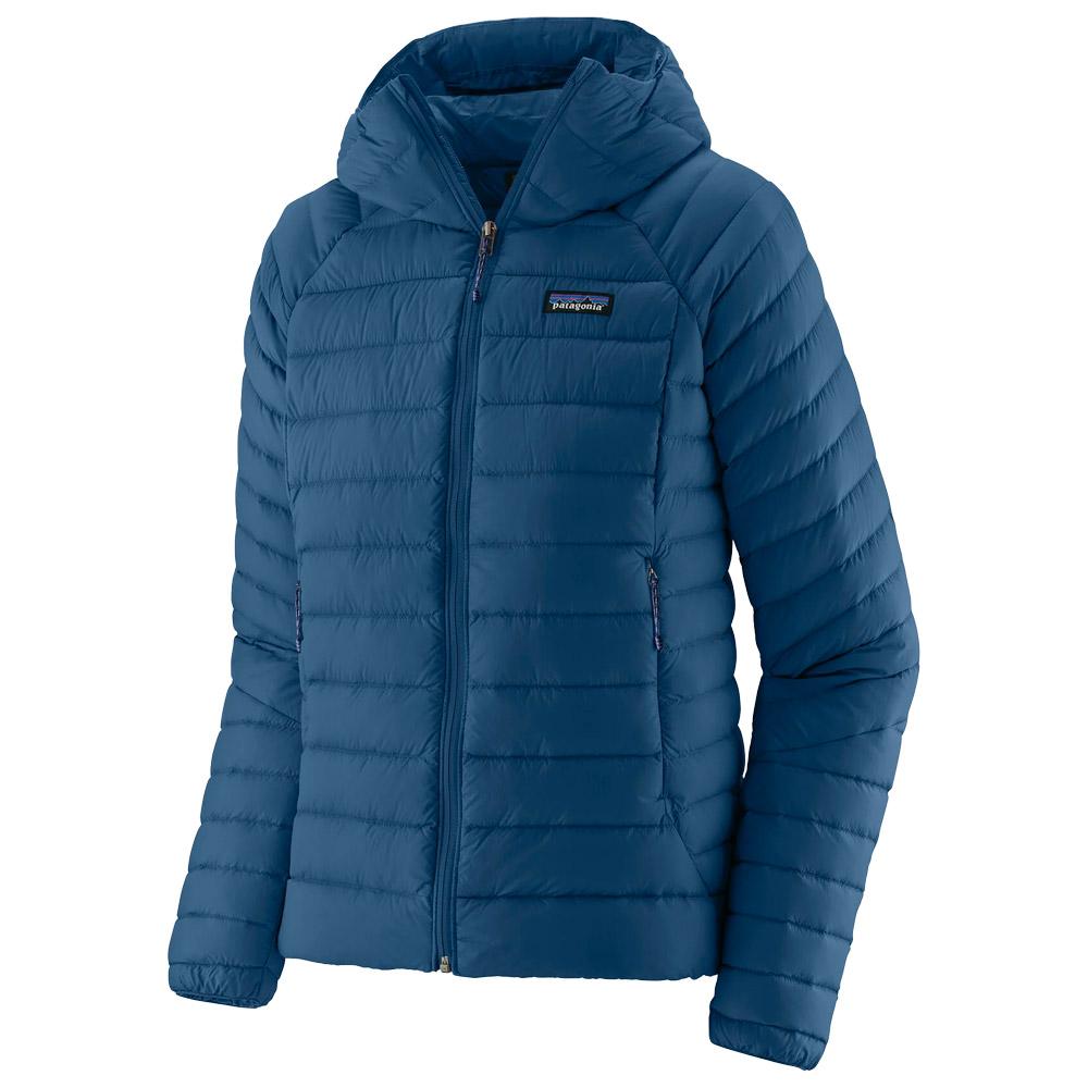 Patagonia - Down Sweater Hoody W's Clement Blue - L - Daunenjacke - Größe L - Blau - Damen - Glisshop.de