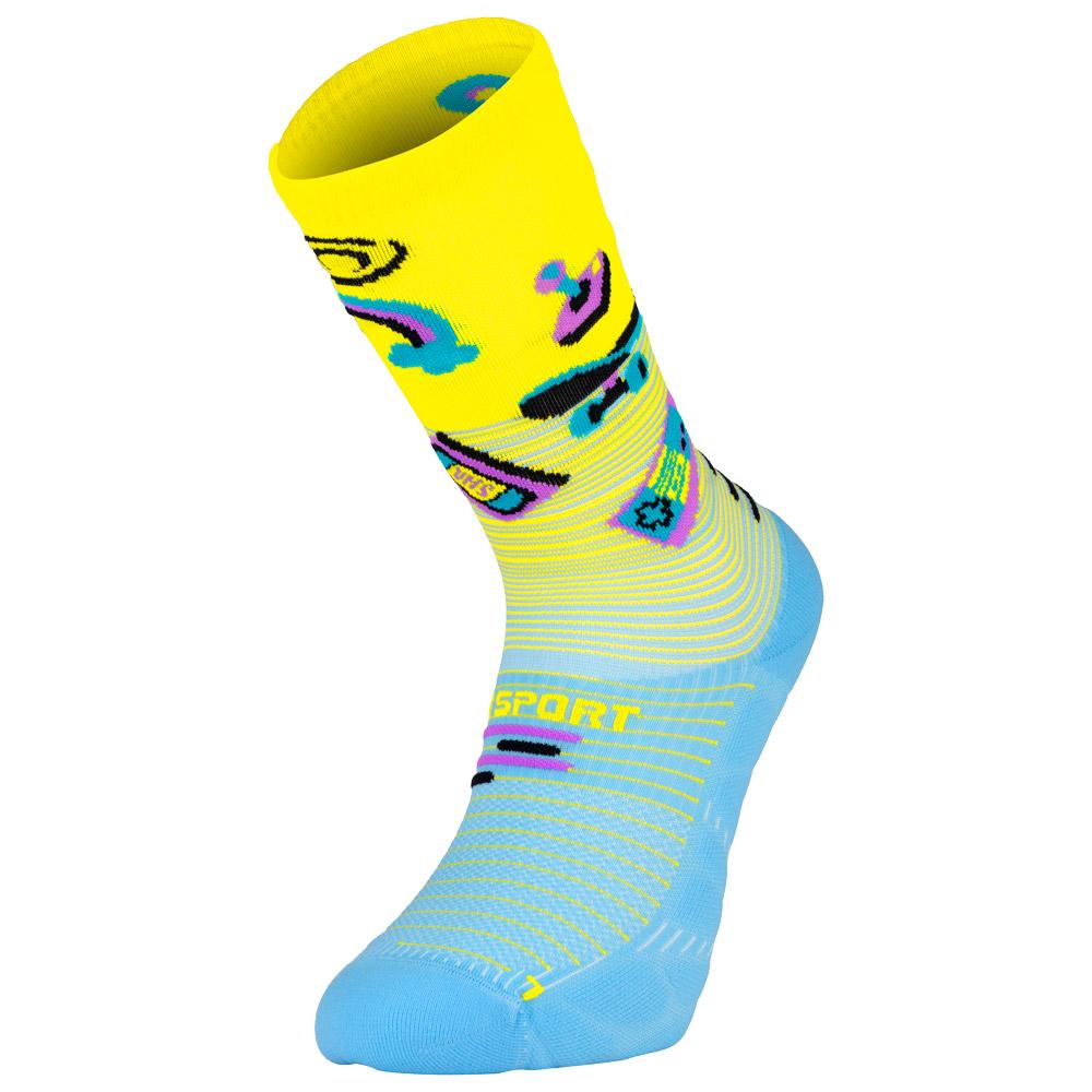 Bv Sport - Run Marathon Socks High Génération Running 80's - 42-44 - Socks