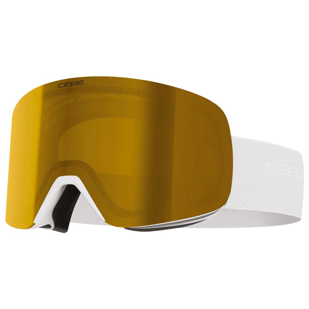 Cebe - Striker 2 L White Brown Gold Mirror - Goggles
