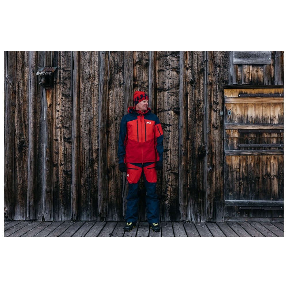 Millet M WHITE 3L - Pantalon ski Homme saphir/rouge - Private Sport Shop