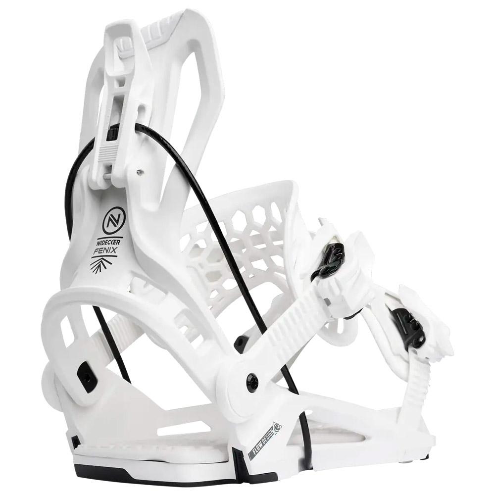 Nidecker - Fenix White - S - Snowboard binding