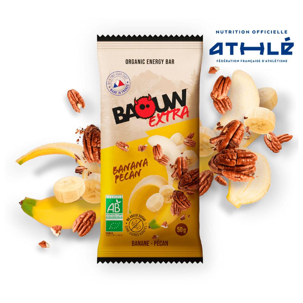 Baouw - Extra Bio 50 g Banane Pécan - Energy bar