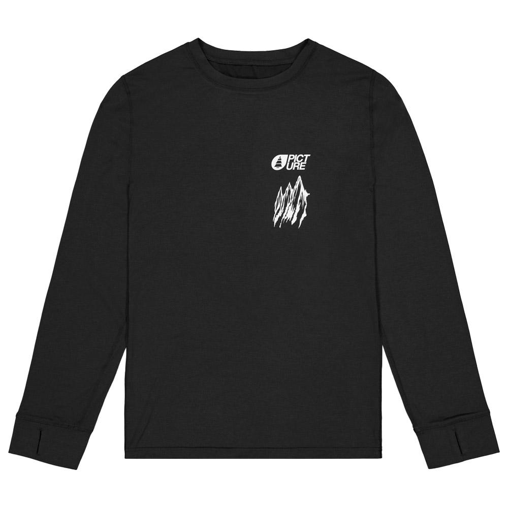 Picture - Lhotse Top Black - L - Funktionsunterwäsche - Größe L - Schwarz - Herren - Glisshop.de
