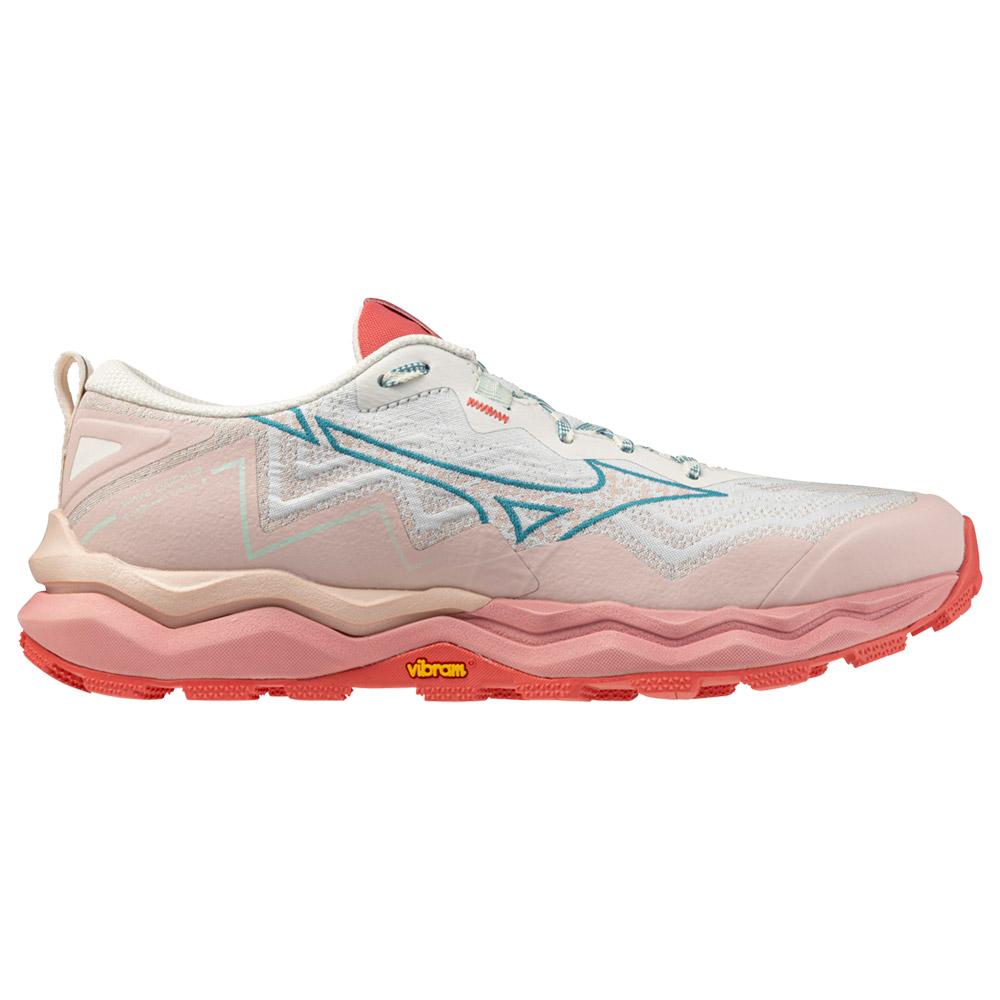 Mizuno - Wave Daichi 9 W Peach Whip Larkspur Faded Rode - 9 - Trail shoes