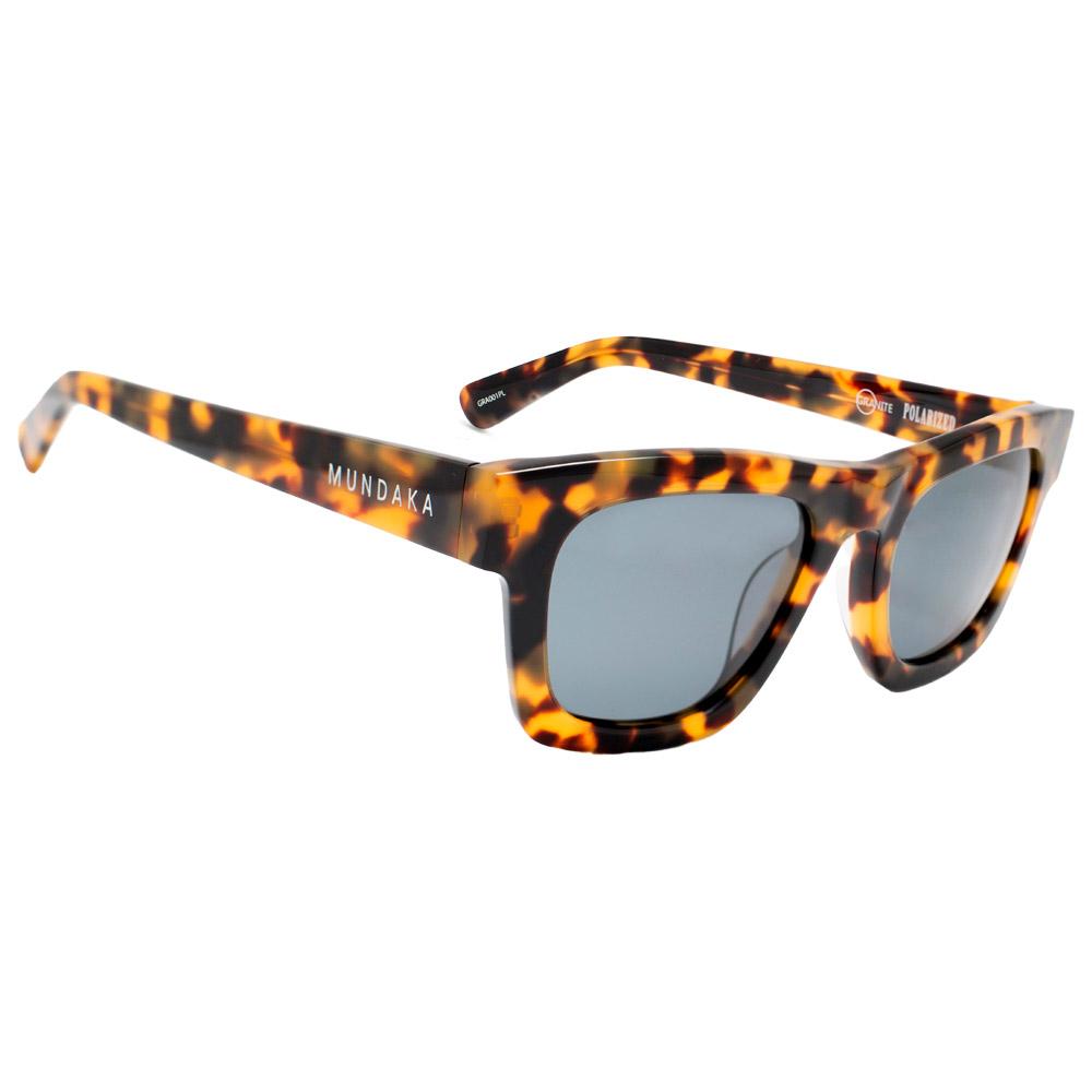 Mundaka Optic - Granite Yellow Black Tortoise Smoke Polarized - Sunglasses