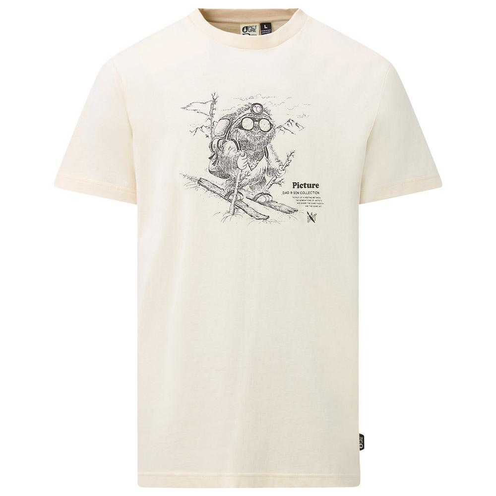 Picture - Dad &Son Jimmy Critter Natural White - S - T-Shirt